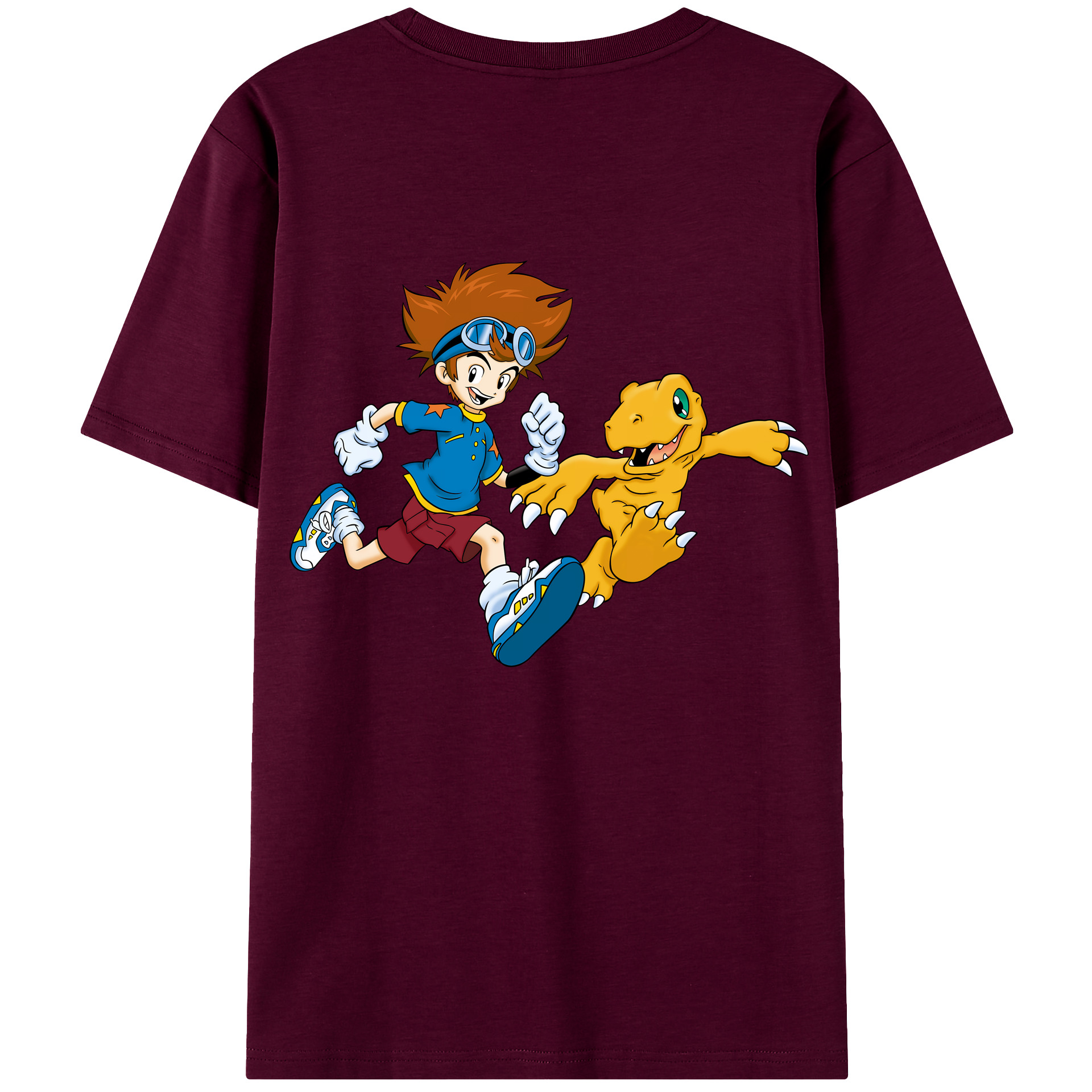 （画像用） Digimon デジタルモンスター/デジモン レディース半袖Tシャツ(バックプリント)